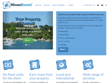 Tablet Screenshot of micasarented.com